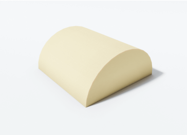 Gommapiuma semicircolare