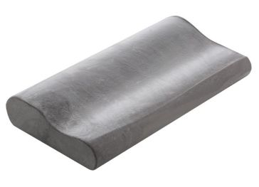 Cuscino cervicale in viscoelastico con fibre di carbonio.
