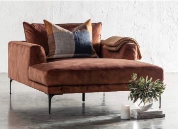 Cuscino per seduta di poltrona con incastro doppio