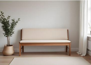 Cuscino rettangolare pieghevole per panca