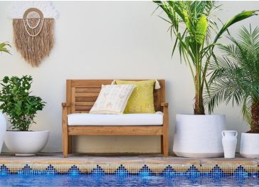 Cuscino da esterno per seduta di panca rettangolare