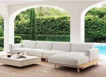 Cuscino per chaiselongue destro da esterno