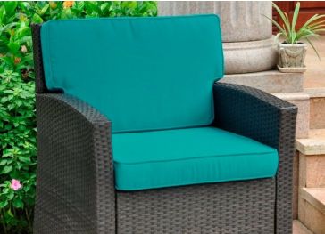 Cuscino da esterno con schienale diritto