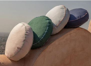 Cuscino rotondo esterno su misura