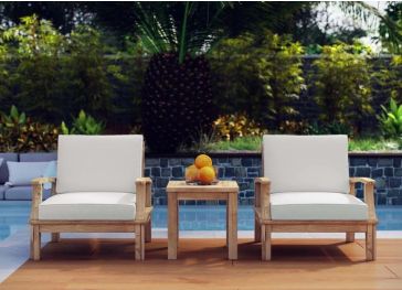 Cuscino esterno per schienale di poltrona quadrata