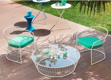 Cuscino esterno per sedia semicircolare