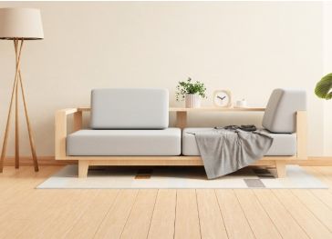 Cuscino schienale panca a forma di cuneo