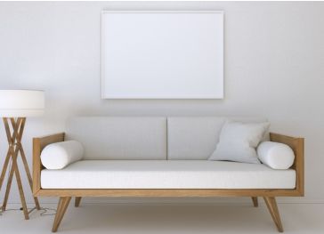 Cuscino per schienale di panca rettangolare