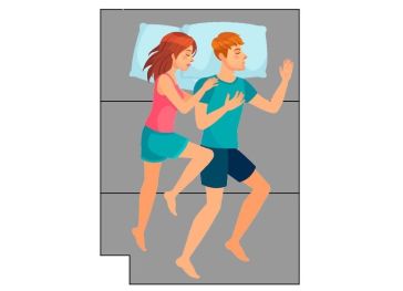 Materasso pieghevole taglio inferiore sinistro