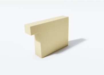 Gommapiuma taglio laterale sinistro verticale