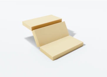 Gommapiuma pieghevole in 3 parti 