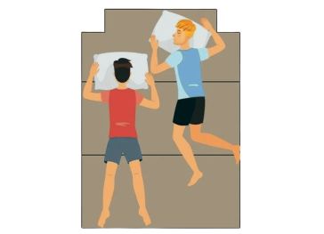 Topper pieghevole a taglio superiore destro e sinistro