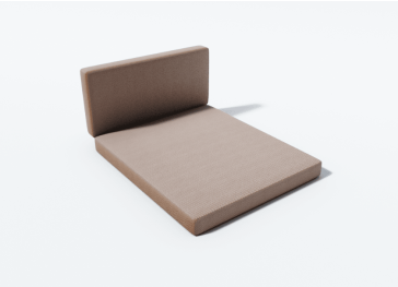 Cuscino per sdraio a 2 sezioni