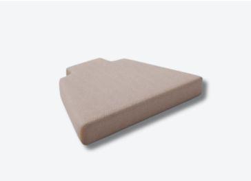 Copertura trapezio con 2 ritagli