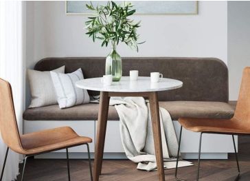 Cuscino pieghevole per panca semicircolare rettilineo