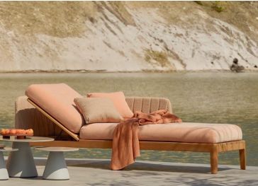 Fodera per cuscino da sdraio a due pieghe