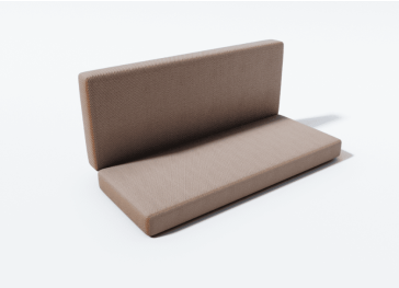 Cuscino da esterno pieghevole per dondolo