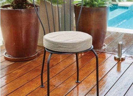 Wellsin Cuscini per sedie da esterno per mobili da patio, set di 2