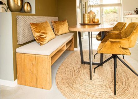 Cuscino rettangolare per panca da cucina Gommapiuma su Misura